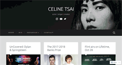 Desktop Screenshot of celinetsai.com